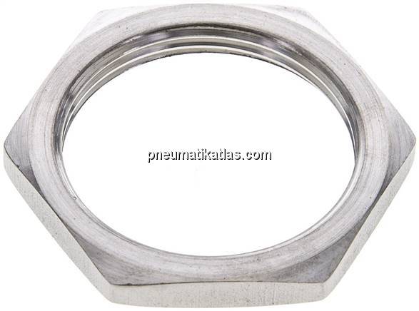Sechskant-Gegenmutter M 42x2, V4A