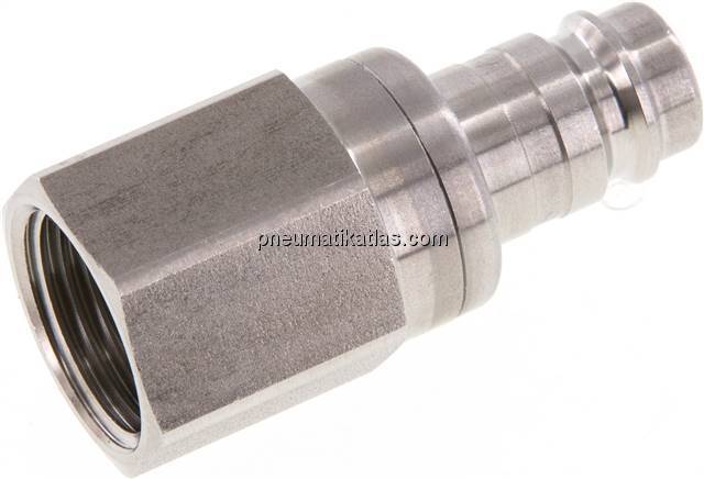Kupplungsstecker (NW10) G 1/2"(IG), Edelstahl