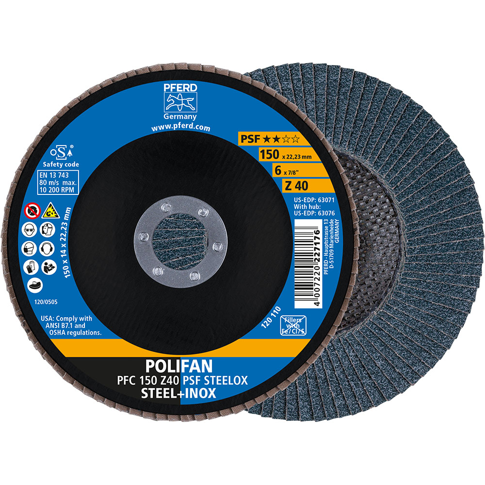 POLIFAN-Fächerscheiben PFC 150 Z 40 PSF STEELOX