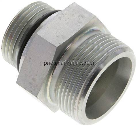 Gerade Schneidringverschr. UN 1-5/16"-12-30 S (M42x2), ohne Mutter & Schneidring