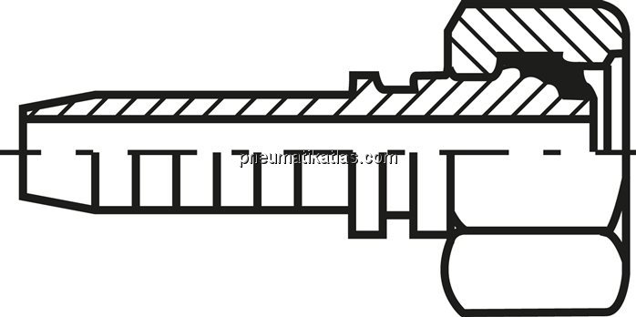 Exemplarische Darstellung: Stahl-Pressarmatur für 