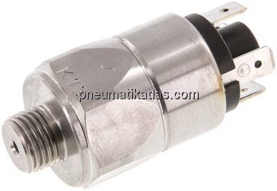 Edelstahl-Druckschalter 10 - 50 bar, G 1/4"