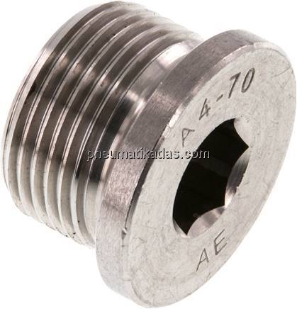 Verschlussstopfen Innenskt. G 3/4", V4A