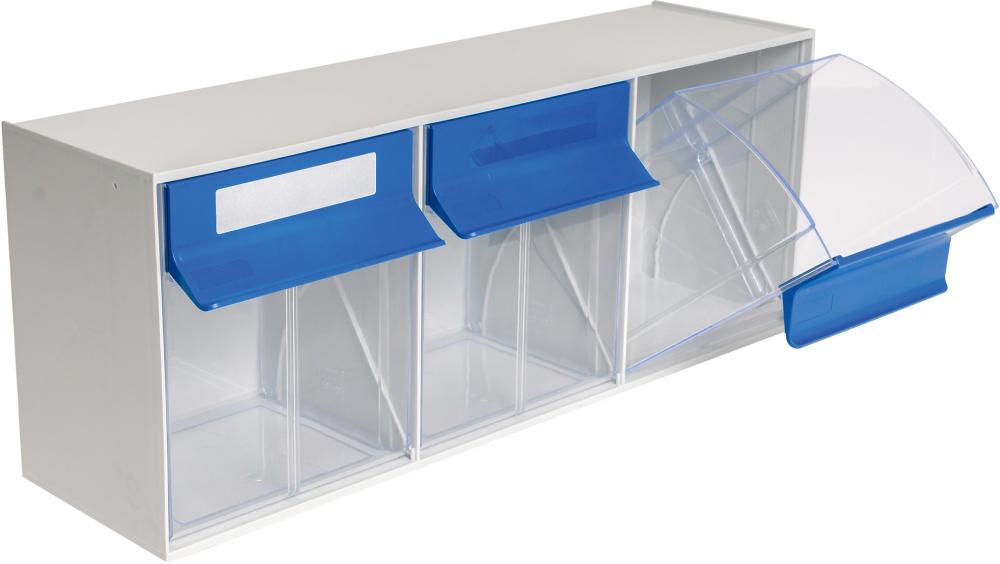 MultiStore Riegel Nr. 3 hochschlagfest Kunststofflichtgrau