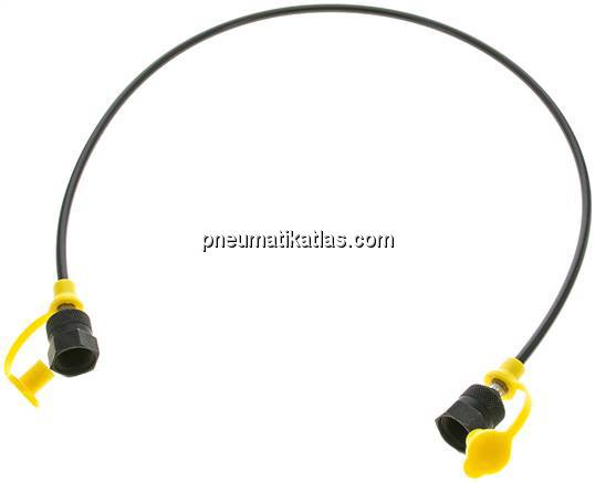 Messschlauch, 630mm, M 16x1,5, für Inertgase