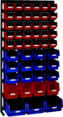 Vario-Regal V15l mit PLK-Kästen, schwarz LA-KA-PE