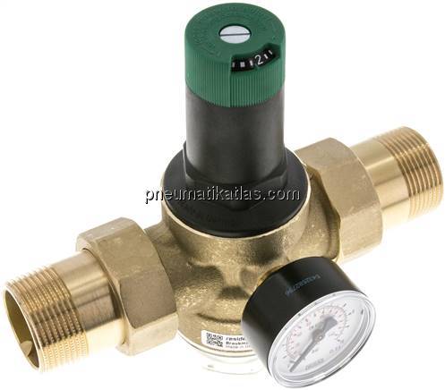 Druckminderer für Trinkwasser R 1-1/4", 1,5 - 6 bar, DVGW