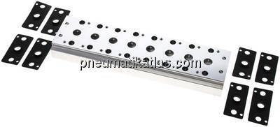 Mehrfachanschlussplatte (8-fach) für 5/2-Wege & 5/3-Wege Ventile