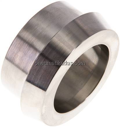 Kegelstutzen (Milchgewinde) 50mm Kegel-42,4mm, 1.4301