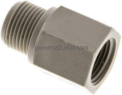 Gewindeverlängerung G 3/8"-21mm, Polypropylen