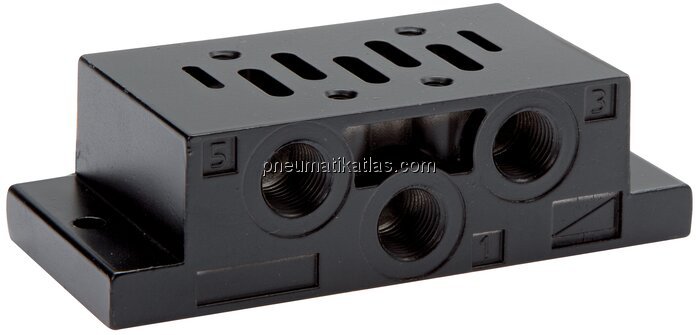 Exemplarische Darstellung: Anschlussplatte (ISO 55