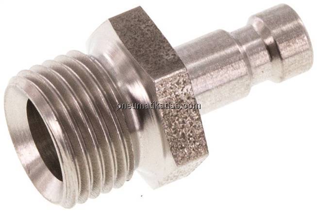 Kupplungsstecker (NW2,7) G 1/8"(AG), Edelstahl
