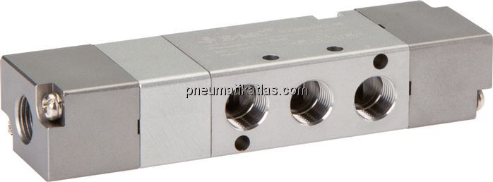 Exemplarische Darstellung: 5/3-Wege Pneumatikventi