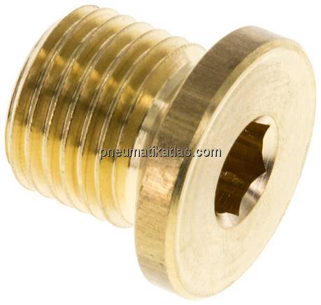 Verschlussstopfen Innenskt. G 1/4", Messing