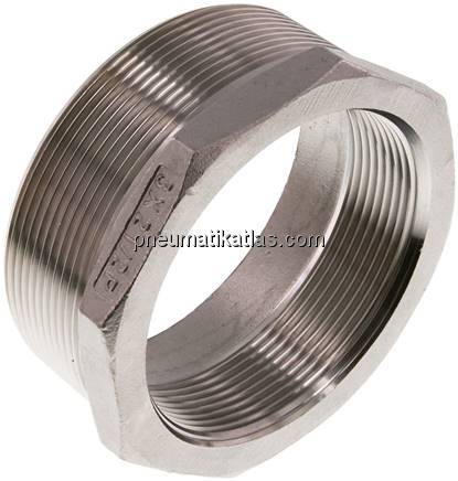 Reduziernippel R 3"(AG)-Rp 2-1/2"(IG), 1.4408