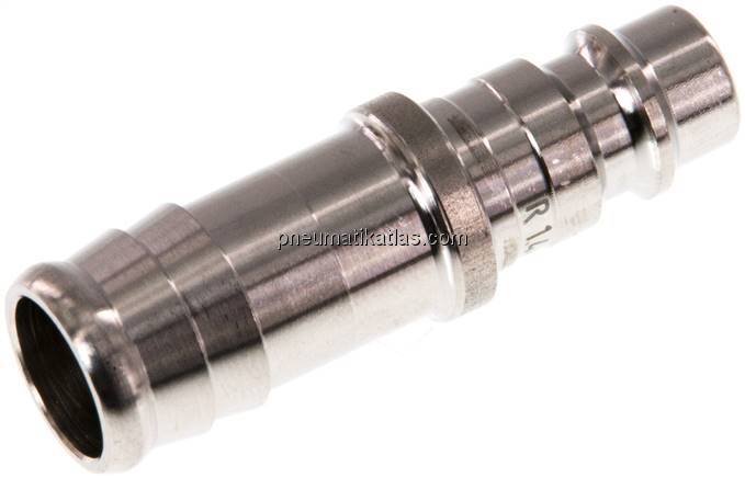 Kupplungsstecker (NW7,2) 13 (1/2")mm Schlauch, 1.4404