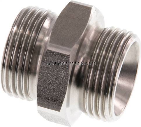 Doppelnippel G 3/4"-G 3/4", 1.4571