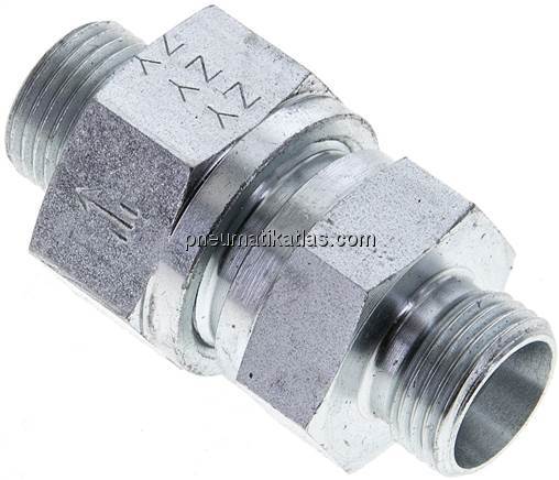 Hydraulik-Rückschlagventil 12 L (M18x1,5), ohne Mutter & Schneidring, Stahl verz