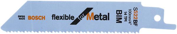 Säbelsägeblatt S 522 BF Bosch VE à 5 Stück Flexible for Metal