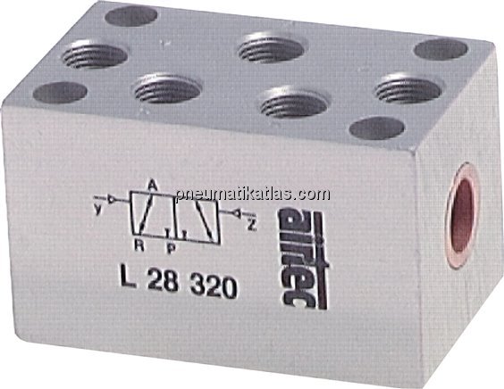 Exemplarische Darstellung: 3/2-Wege Pneumatik-Impu