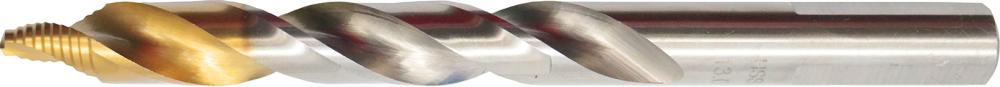 Spiralbohrer DIN338 HSS mit Stufenbohrerspitze 13,00mm UNI dreikant FORUM
