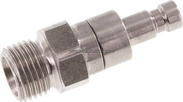 Kupplungsstecker (NW2,7) G 1/8"(AG), Edelstahl