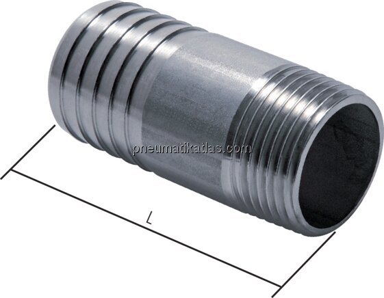 Exemplarische Darstellung: Gewindetülle mit konisc