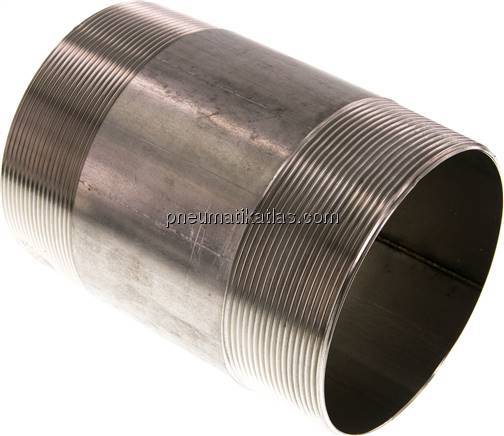 Rohrdoppelnippel R 4"-150mm, 1.4571