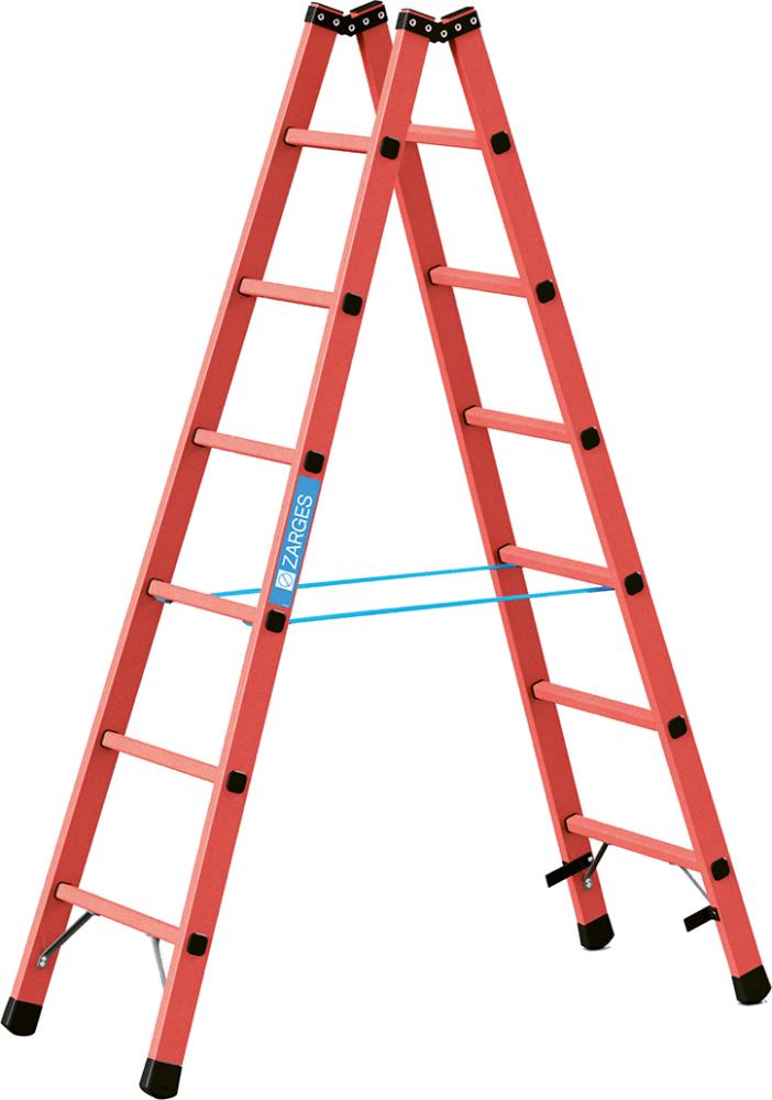 GFK-Stehleiter EFA B 2x6 Sprossen Leiterlänge 1,88 m Arbeitshöhe 3,10 m ZARGES