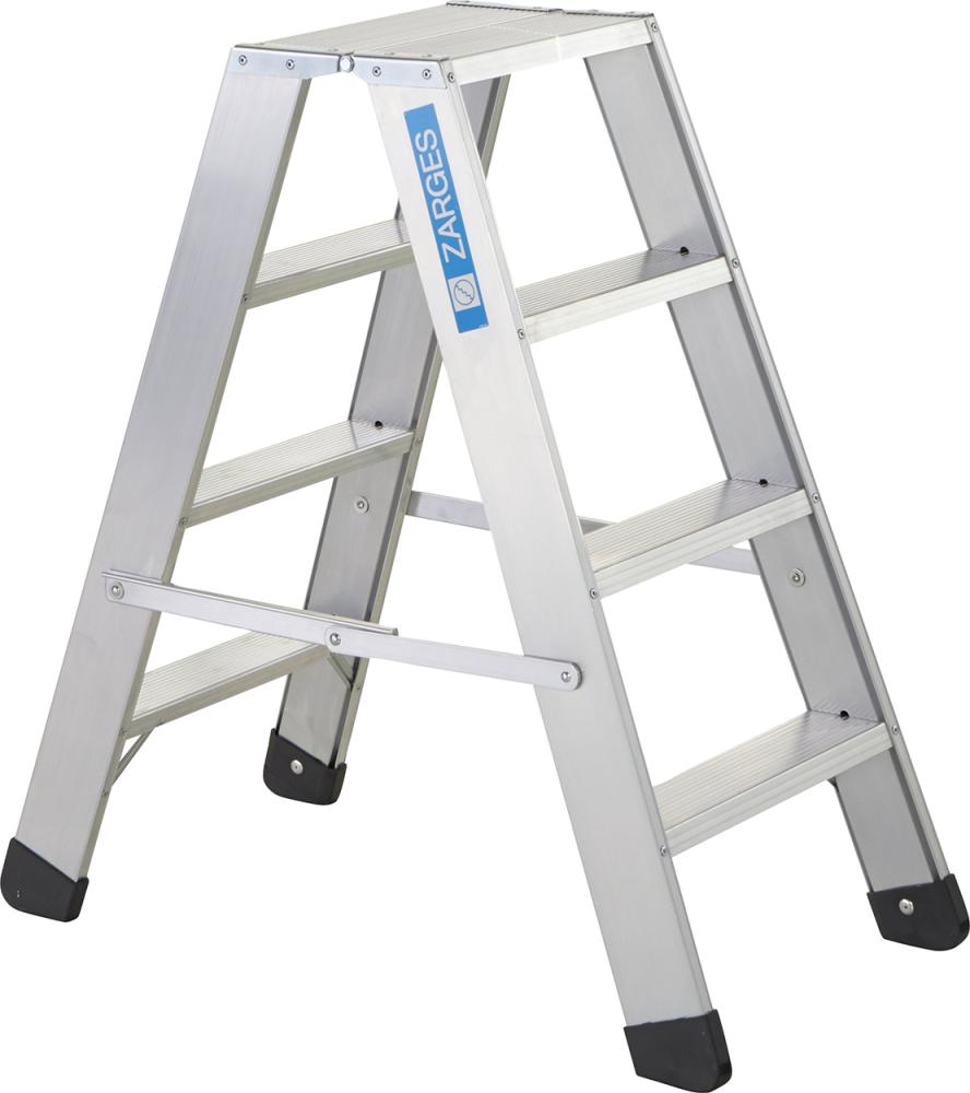 Stufenleiter Seventec B 2x4 Stufen Leiterlänge 0,97 m Arbeitshöhe 2,45 m ZARGES