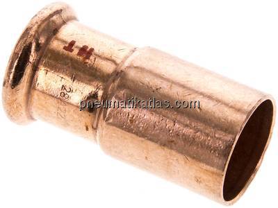 Pressfitting Reduziernippel 28x22mm (außenxinnen)