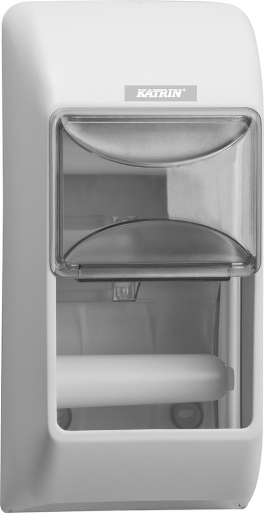 Toil.papierspender Katrin f. 2 Rollen,weiss