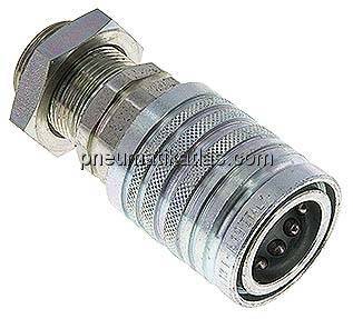 Schott-Steckkupplung ISO7241-1A, Muffe Baugr.3, 18 L (M26x1,5)