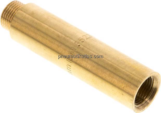 Gewindeverlängerung G 3/8"-80mm, Messing