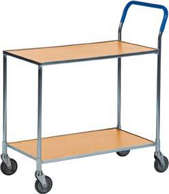 Tischwagen m. 2 Ladefl. Dekor Buche