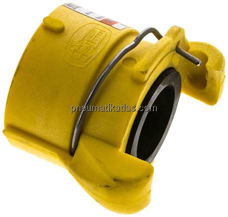 Sandstrahlkupplung Nylon, Grobgewinde 50mm (IG)