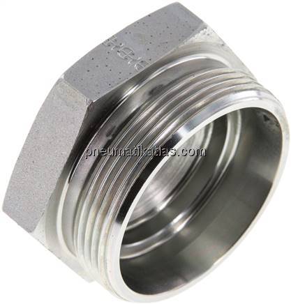 Verschlussverschraubung für Rohre 42 L (M52x2), Stahl verzinkt