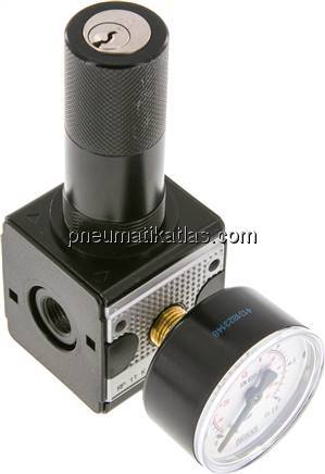 MULTIFIX Präzisionsdruckregler, abschließbar,G 1/4" 0,1 - 3bar