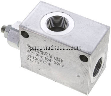 Druckbegrenzungsventil 2x G 3/4", 7 - 105 bar, max. 150 l/min
