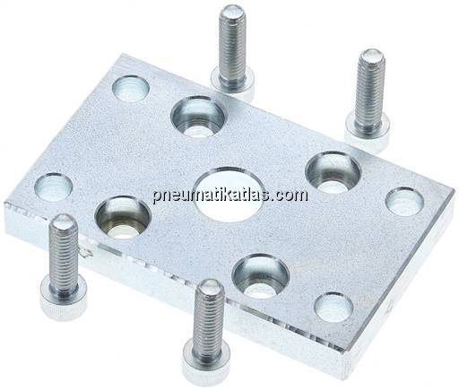 Flanschbefestigung f. Kompaktzylinder 32 mm