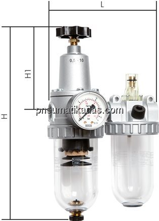Exemplarische Darstellung: Wartungseinheit 2-teili