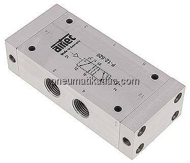 5/2-Wege Pneumatikimpulsventil, G 1/2", Standard