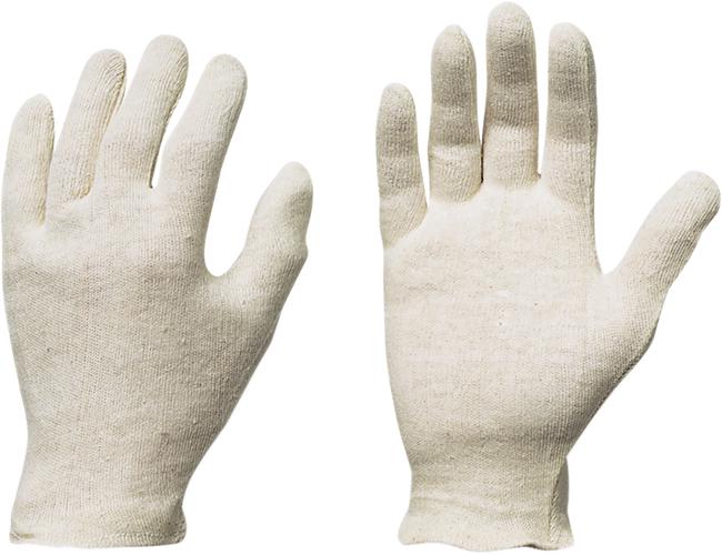 Trikothandschuh Jilin, weiß, Gr.10