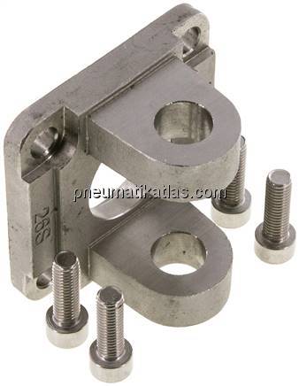 ISO 15552-Gabelschwenkbefestigung 63 mm, 1.4401