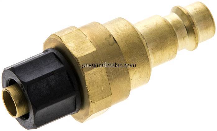 Kupplungsstecker (NW7,2) 10x8mm Schl. mit Rückschlagventil