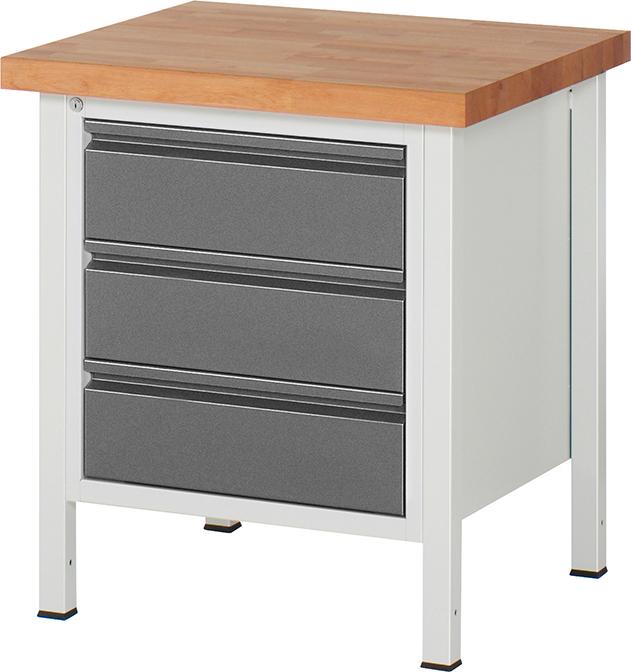 Werkbank Serie Basic 8 Modell 8157-2 B750xT700xH840mm RAL7035/7016