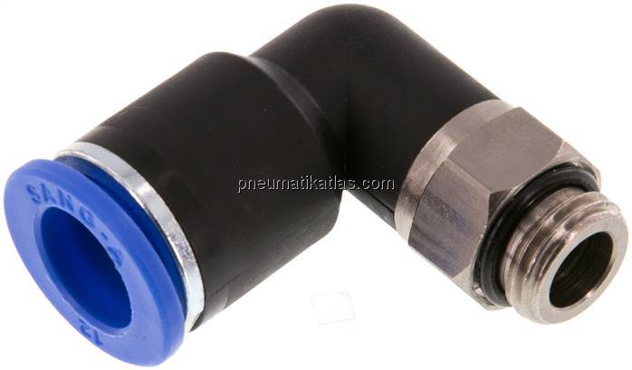 Winkel-Steckanschluss G 1/4"-12mm, IQS-Standard