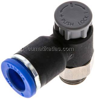 Kompakt-Drosselventil G 1/8"-8mm,abluftregelnd (Standard)