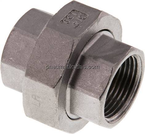 Verschraubung kon. dichtend Rp 3/4" (IG),1.4408