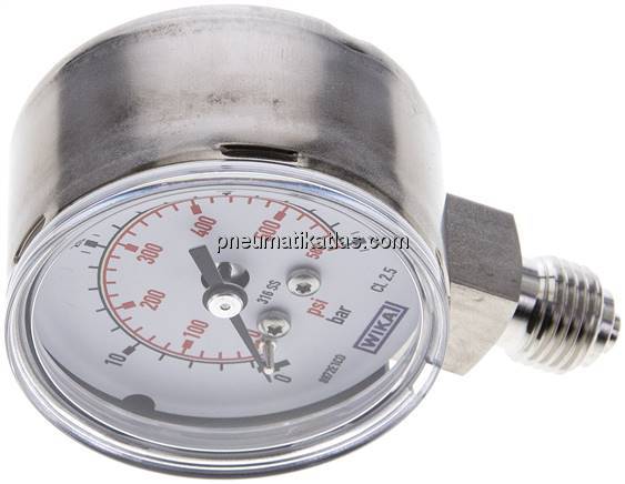 ES-Manometer senkrecht, 50mm, 0 - 40 bar, G 1/4"